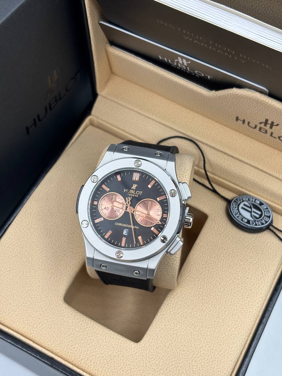 Hublot Big Bang Chronographe : Acier & Or Rose